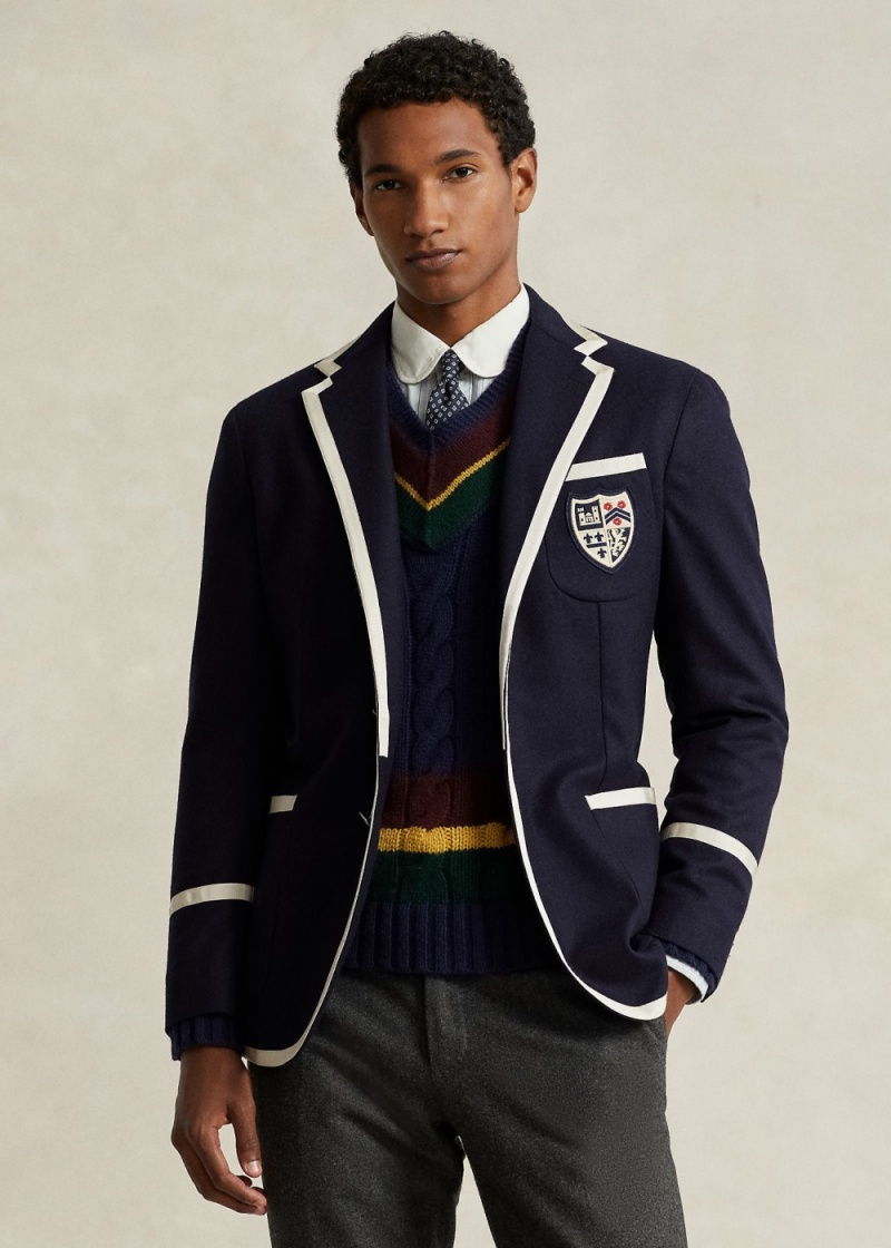 Blazers Polo Unconstructed Lana Cricket Hombre Azul Marino | CYSG69540 - vista 1