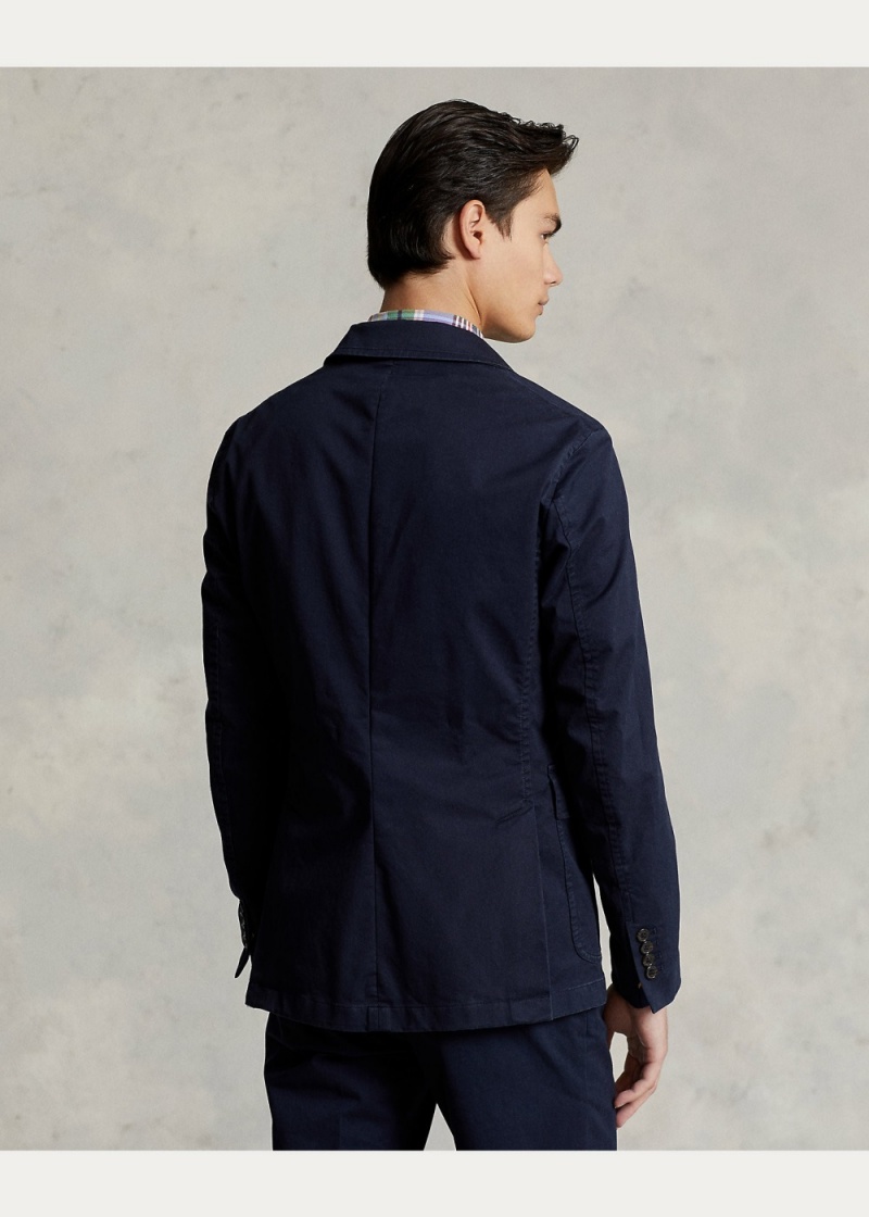 Blazers Polo Unconstructed Stretch Chino Jackets Hombre Azul Marino | NTUS32068 - vista 2
