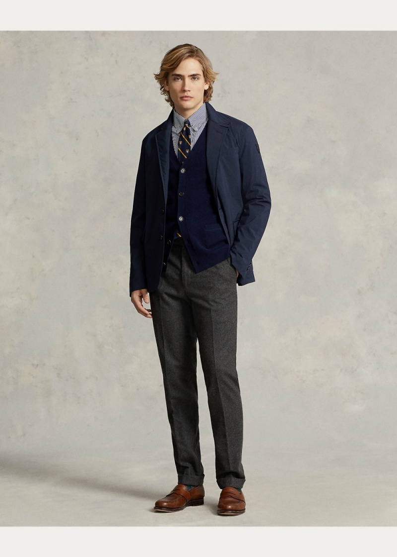 Blazers Randolph Taffeta Jackets Hombre Azul Marino | YNRD09254 - vista 5