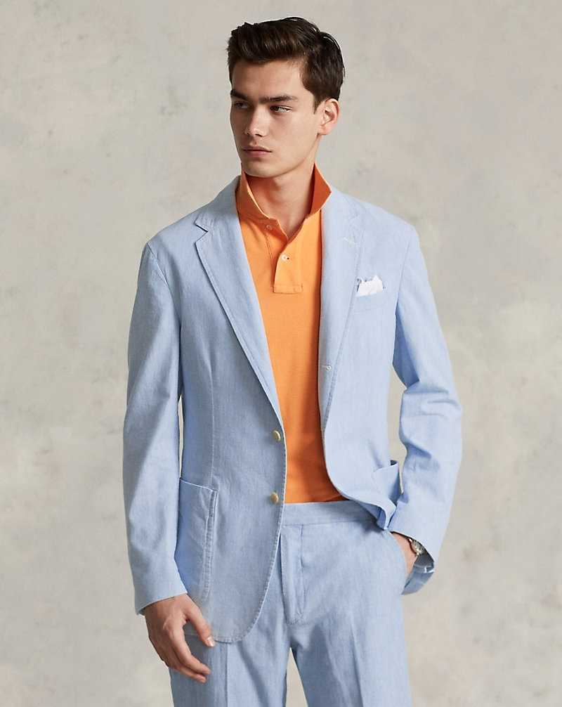 Blazers Ralph Lauren Soft Chambray Hombre Chambray | DHWUSTX-91 - vista 1