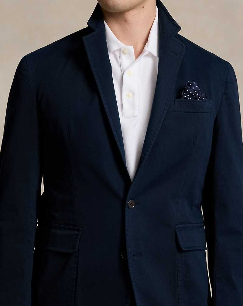 Blazers Ralph Lauren Soft Tailored Chino Hombre Azul Marino | PKLFBMQ-56 - vista 5