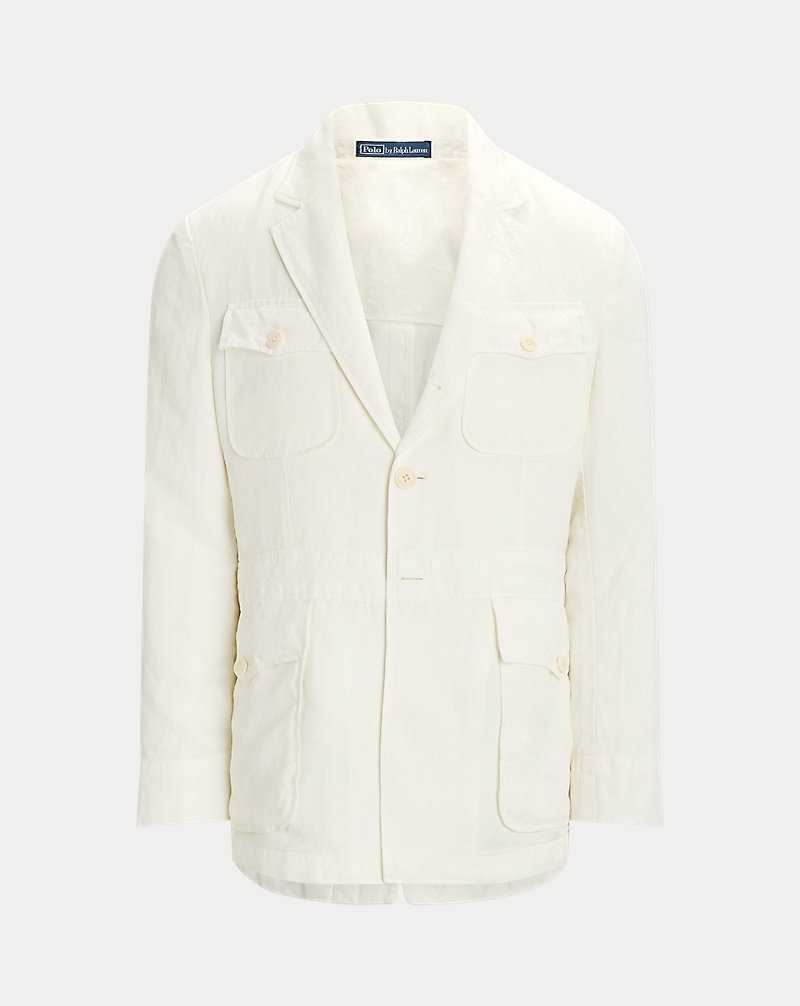 Blazers Ralph Lauren Soft Tailored Hemp Twill Hombre Creme | TUDXCIV-20 - vista 2