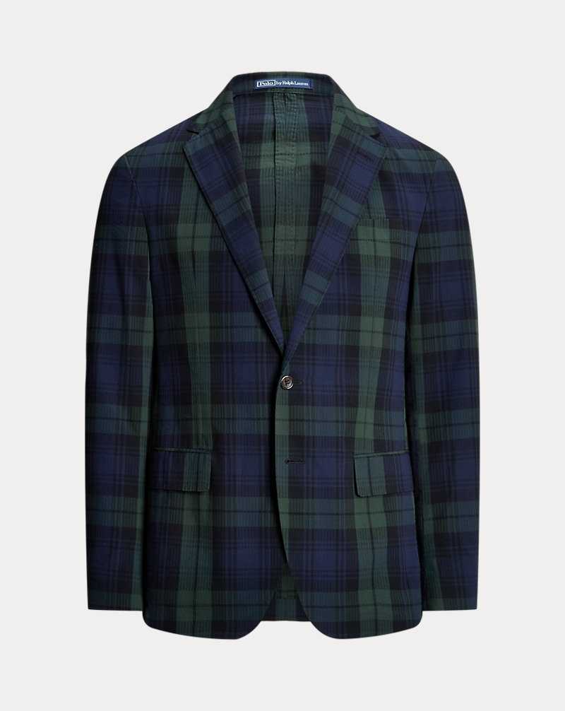 Blazers Ralph Lauren Soft Tailored Seersucker Hombre Green/Black/Navy | HBPWKXZ-74 - vista 2