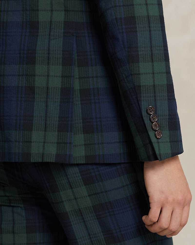 Blazers Ralph Lauren Soft Tailored Seersucker Hombre Green/Black/Navy | HBPWKXZ-74 - vista 5