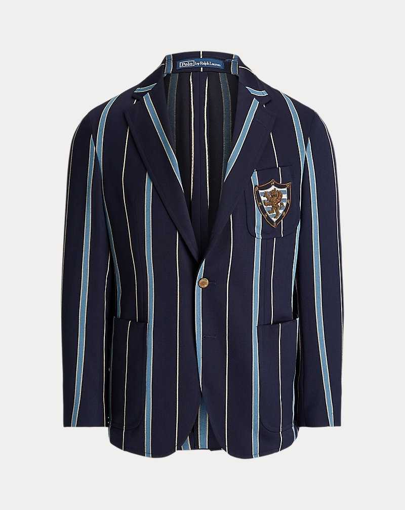Blazers Ralph Lauren Soft Tailored Wool Cricket Hombre Azules | BXZFYKA-61 - vista 2