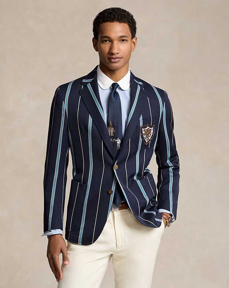 Blazers Ralph Lauren Soft Tailored Wool Cricket Hombre Azules | BXZFYKA-61 - vista 1