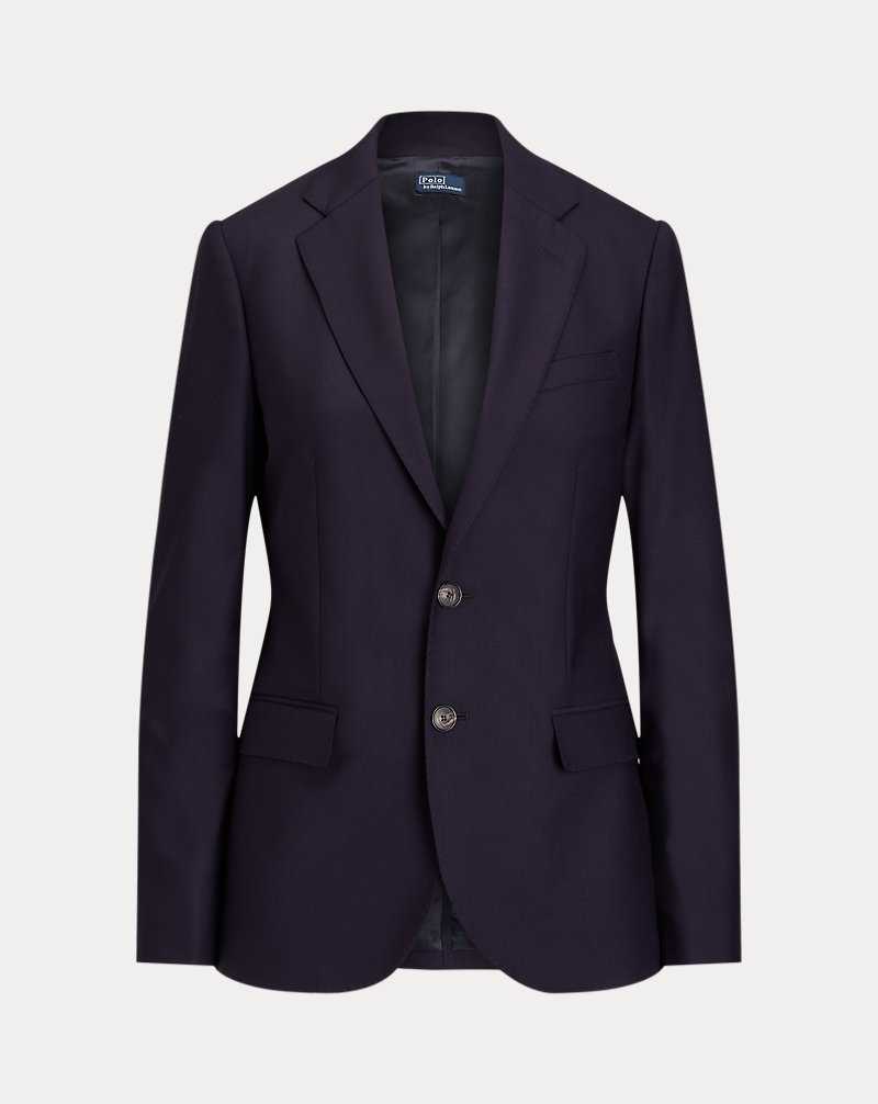 Blazers Ralph Lauren Stretch Wool Mujer Azul Marino | SZHQUDJ-70 - vista 2