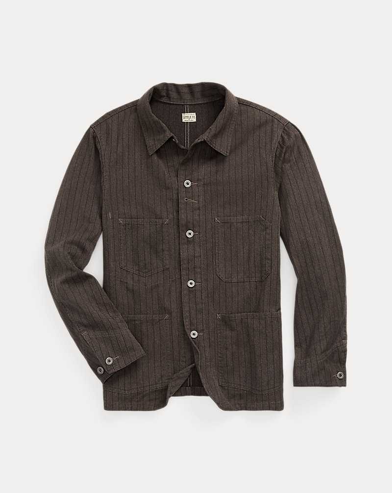Blazers Ralph Lauren Striped Jaspe Twill Hombre Black/White | RUTFLSD-18 - vista 1