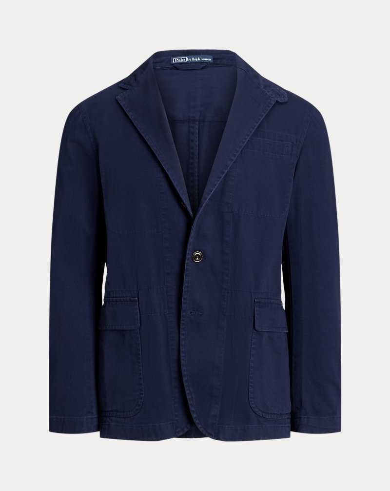 Blazers Ralph Lauren Tailored Washed Twill Hombre Azul Marino | GDYITRV-20 - vista 2