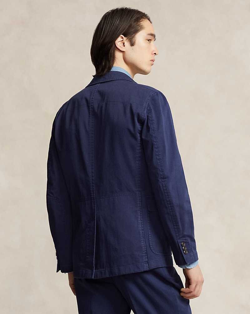Blazers Ralph Lauren Tailored Washed Twill Hombre Azul Marino | GDYITRV-20 - vista 4