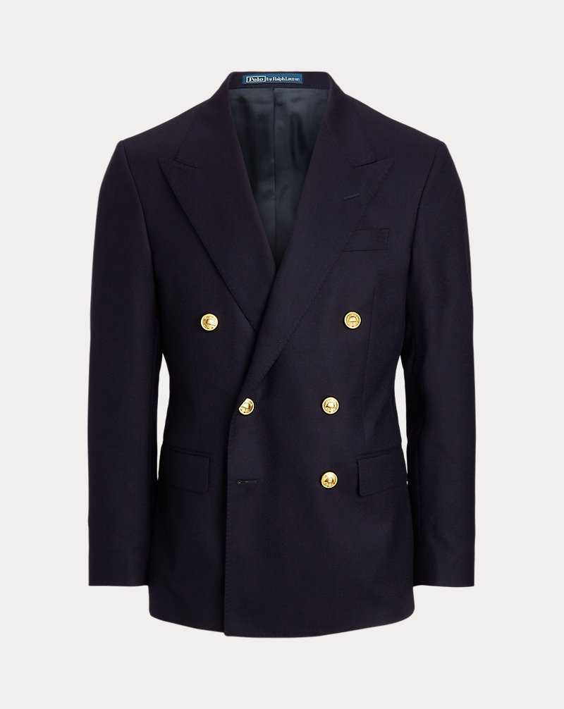 Blazers Ralph Lauren The Iconic Doeskin Hombre Azul Marino | CXVGHZA-06 - vista 2