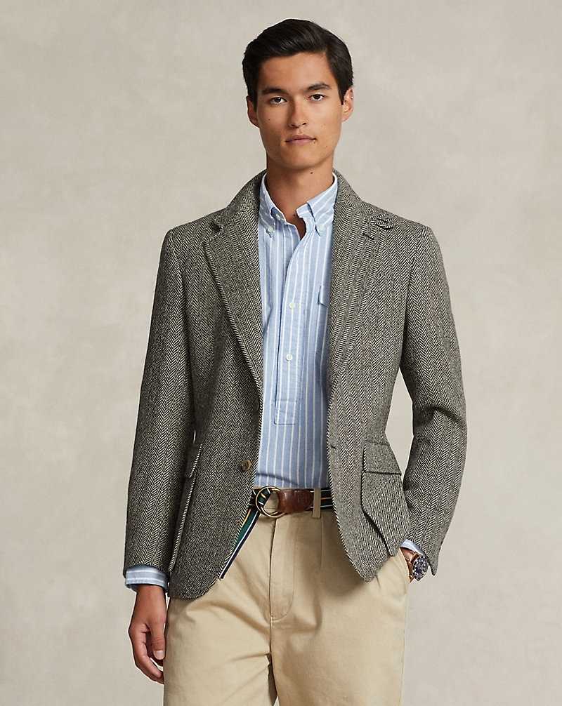 Blazers Ralph Lauren The RL67 Hombre Negros Creme | EWJAYRO-17 - vista 3