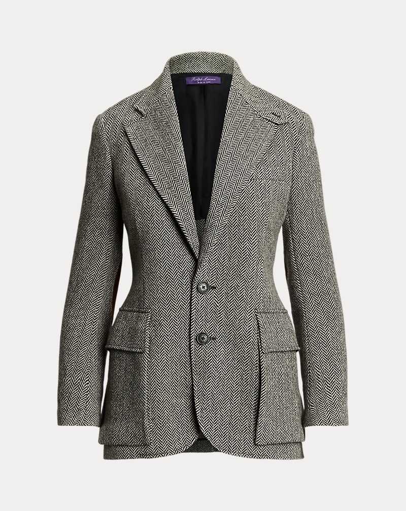 Blazers Ralph Lauren The Tweed Mujer Black/Cream | DOWZFCI-56 - vista 2