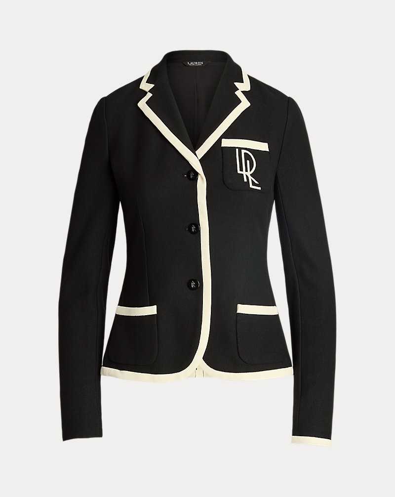 Blazers Ralph Lauren Two-Tone Stretch Cotton Pique Mujer Creme | JPUWAGI-56 - vista 2