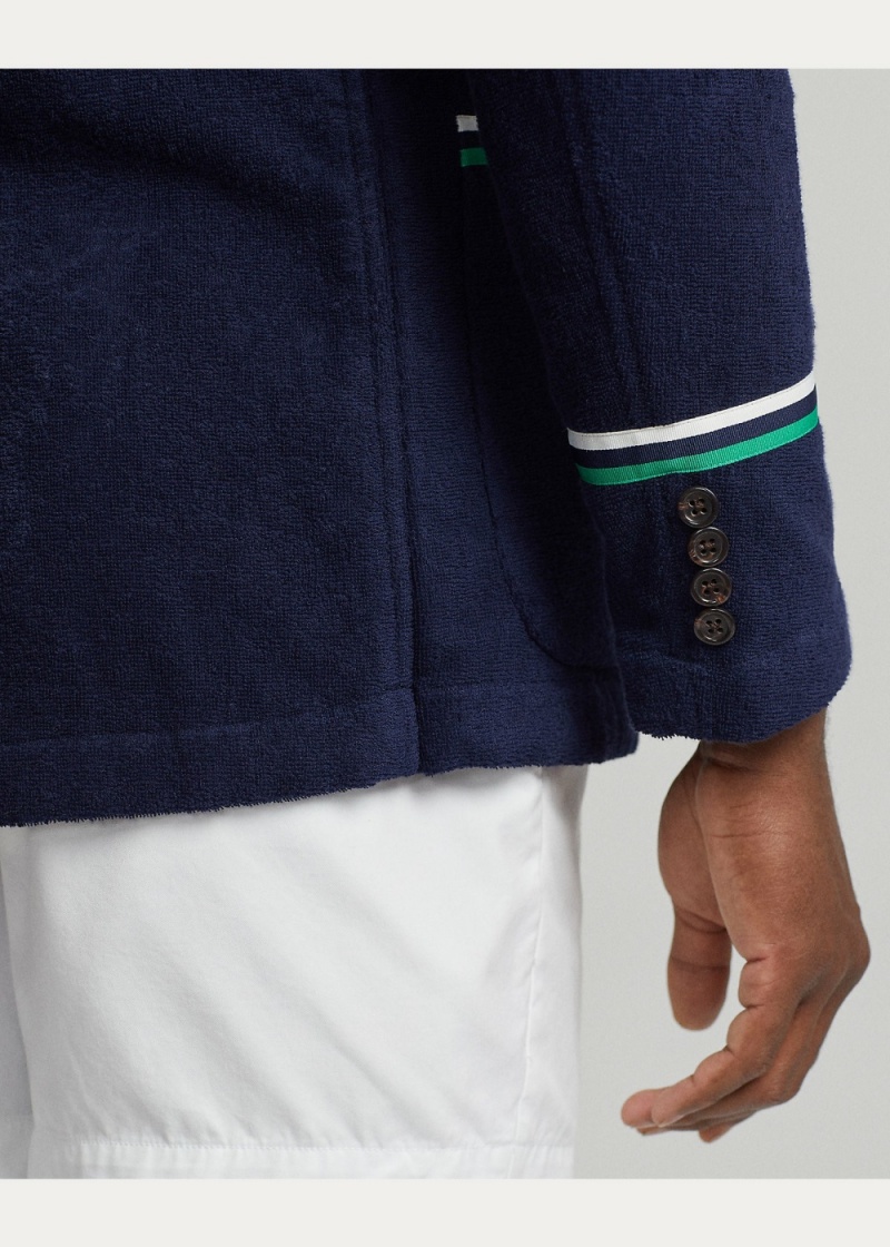 Blazers Wimbledon Terry Cricket Hombre Azul Marino | NWLA51907 - vista 3