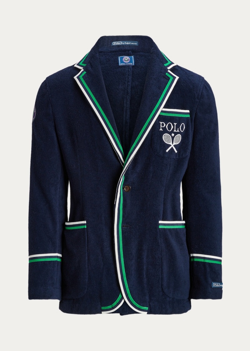 Blazers Wimbledon Terry Cricket Hombre Azul Marino | NWLA51907 - vista 4