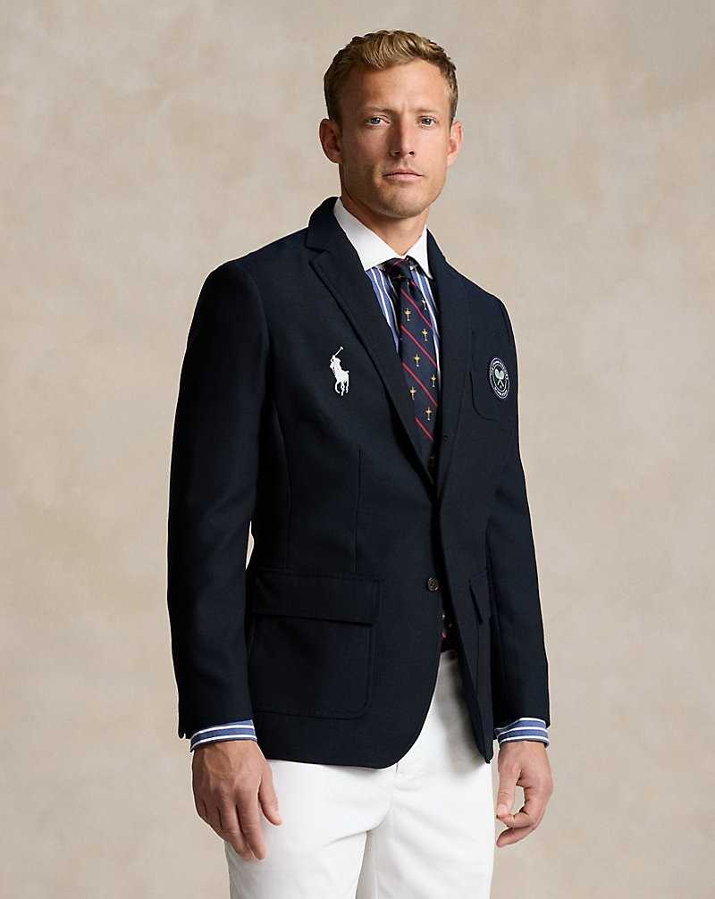 Blazers Ralph Lauren Wimbledon Umpire Wool Twill Hombre Azul Marino | YFBVLED-83 - vista 1