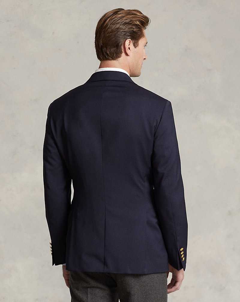 Blazers Ralph Lauren Wool Twill Hombre Azul Marino | RUGZVIB-53 - vista 4