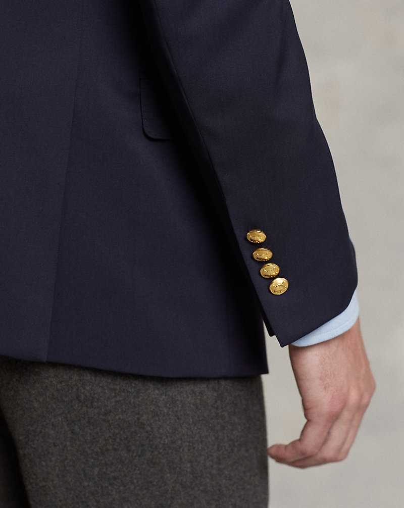 Blazers Ralph Lauren Wool Twill Hombre Azul Marino | RUGZVIB-53 - vista 5