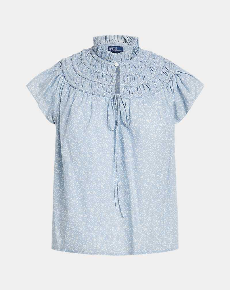 Blusa Ralph Lauren Floral Cotton Voile Mujer Mini Tulip Floral | DSBGHAW-31 - vista 2
