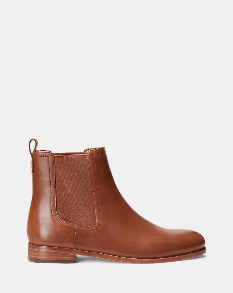 Botas Ralph Lauren Brylee Burnished Leatherie Mujer Azules | HGTFCRP-92 - vista 1