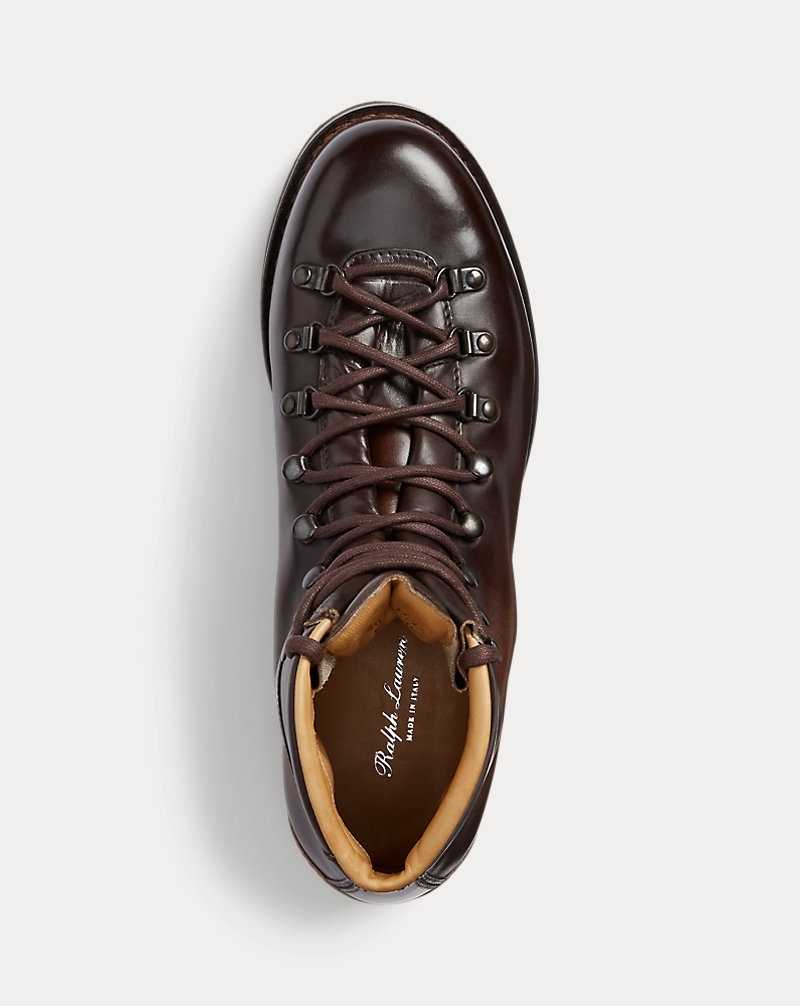 Botas Ralph Lauren Darrow Calfskin Hombre Marrom Oscuro | TNWKXAI-92 - vista 4