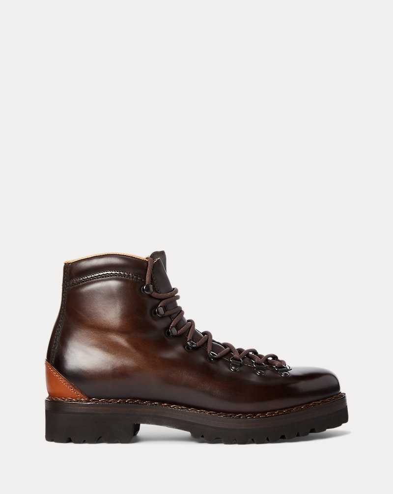 Botas Ralph Lauren Darrow Calfskin Hombre Marrom Oscuro | TNWKXAI-92 - vista 1