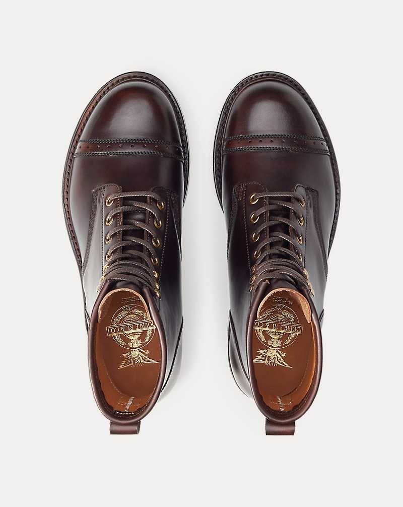 Botas Ralph Lauren Leather Hombre Marrom | ACKBOXD-58 - vista 3