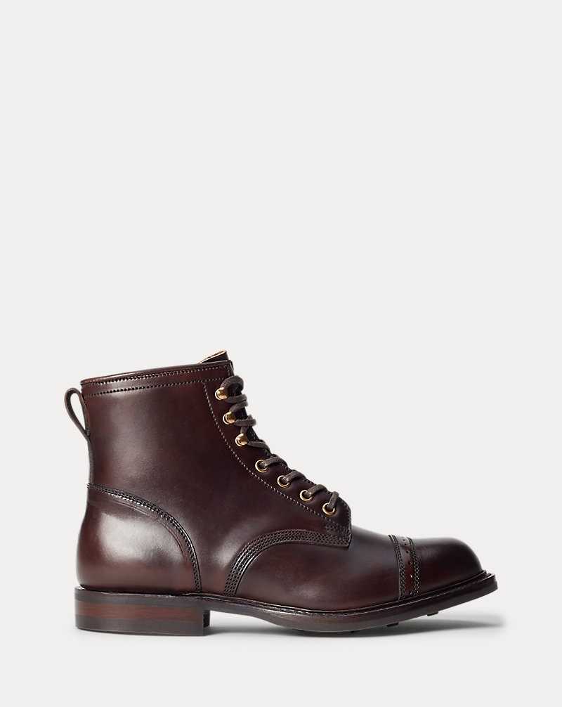 Botas Ralph Lauren Leather Hombre Marrom | ACKBOXD-58 - vista 1