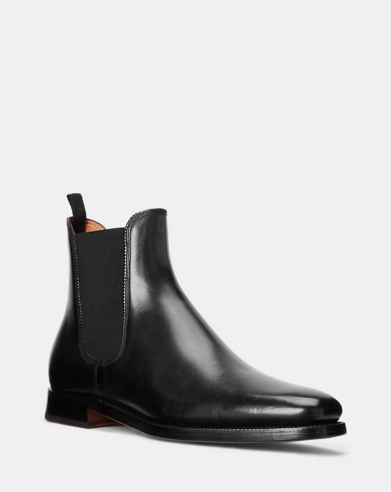Botas Ralph Lauren Penfield Calfskin Chelsea Hombre Negros | HGSIUOZ-91 - vista 2