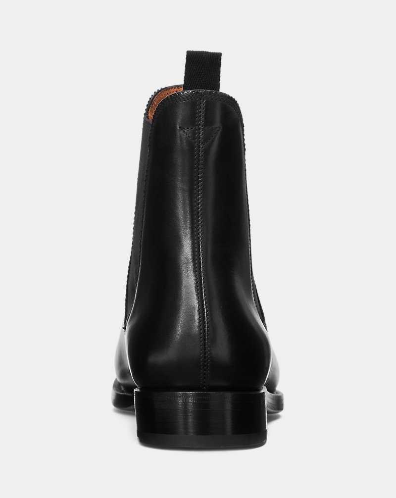 Botas Ralph Lauren Penfield Calfskin Chelsea Hombre Negros | HGSIUOZ-91 - vista 3