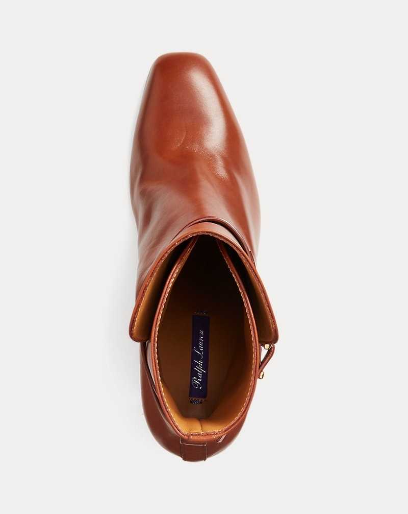 Botas Ralph Lauren Tilton Welington Burnishedie Mujer Dorados | WEYMQFV-32 - vista 4