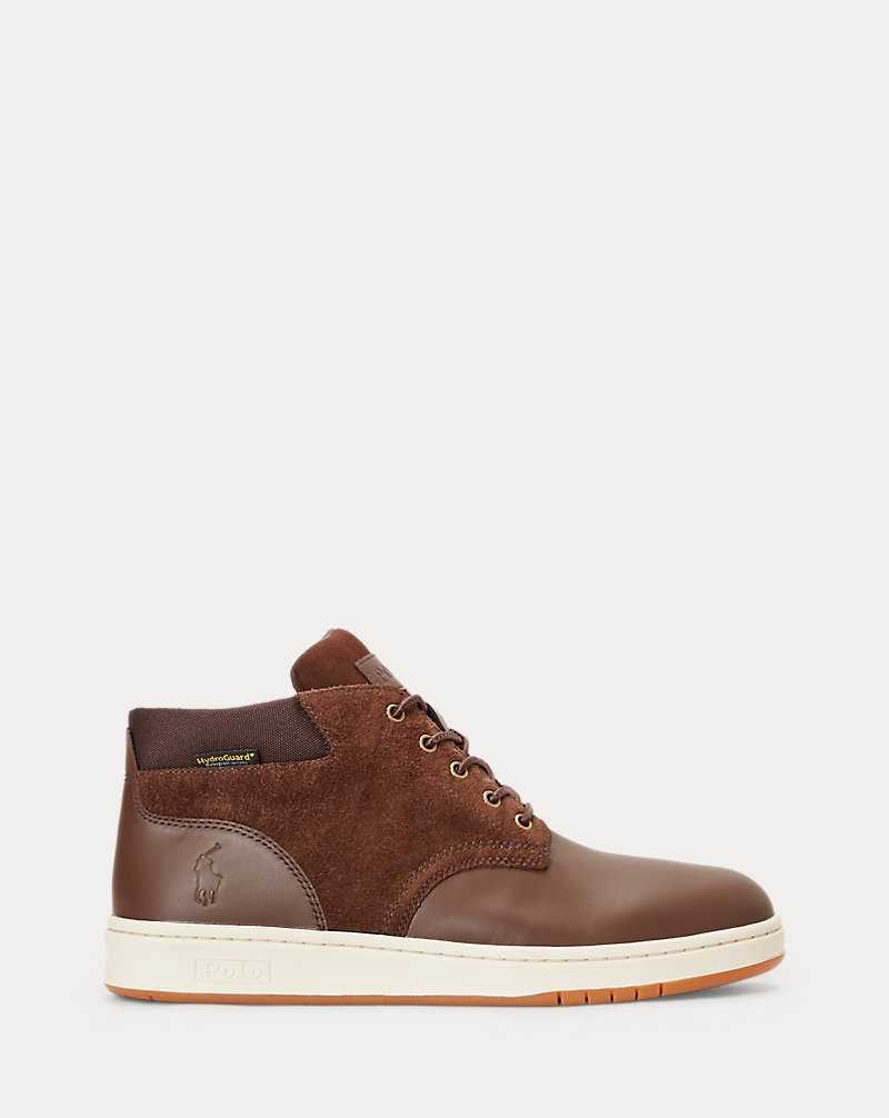 Botas Ralph Lauren Waterproof Leather-Suede Hombre Marrom | NYFTODS-39 - vista 1