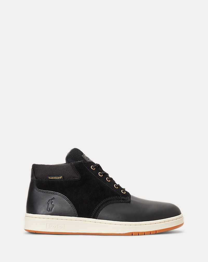 Botas Ralph Lauren Waterproof Leather-Suede Hombre Negros | OEICLGX-86 - vista 1