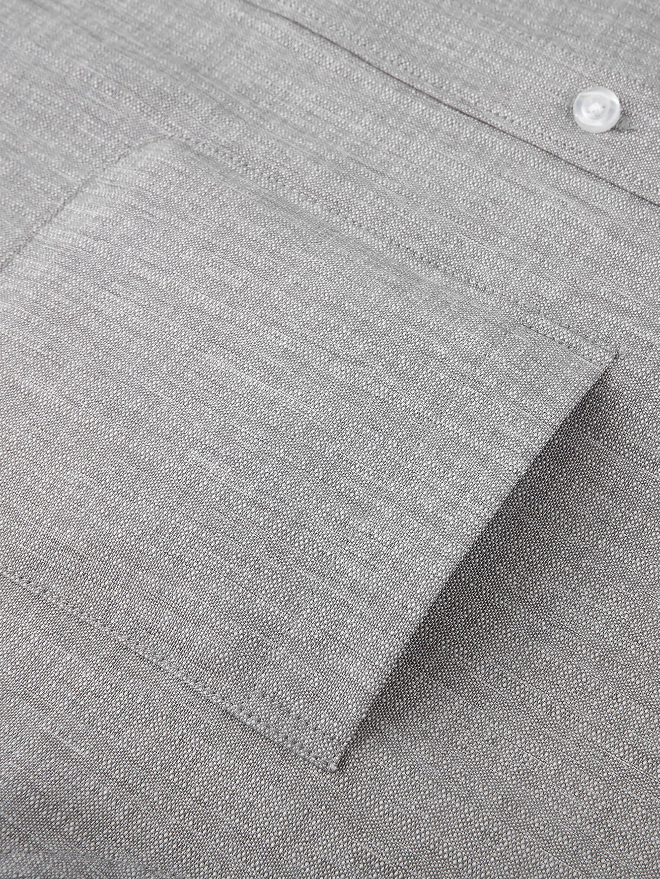 Camisa de manga larga Textured Stand Collar