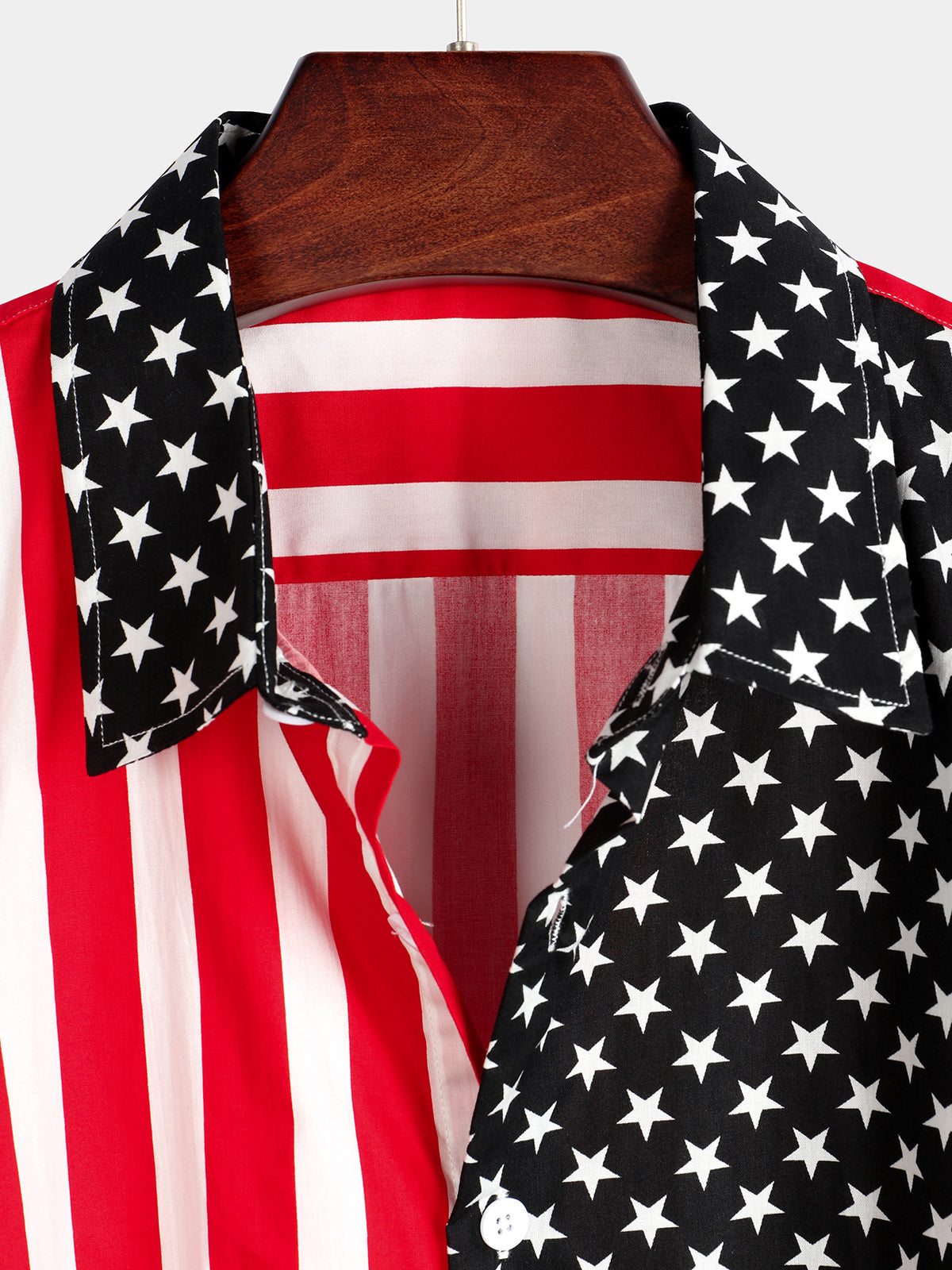 Camisa Patchpara trabajo de algodón Pocket de manga corta para hombre