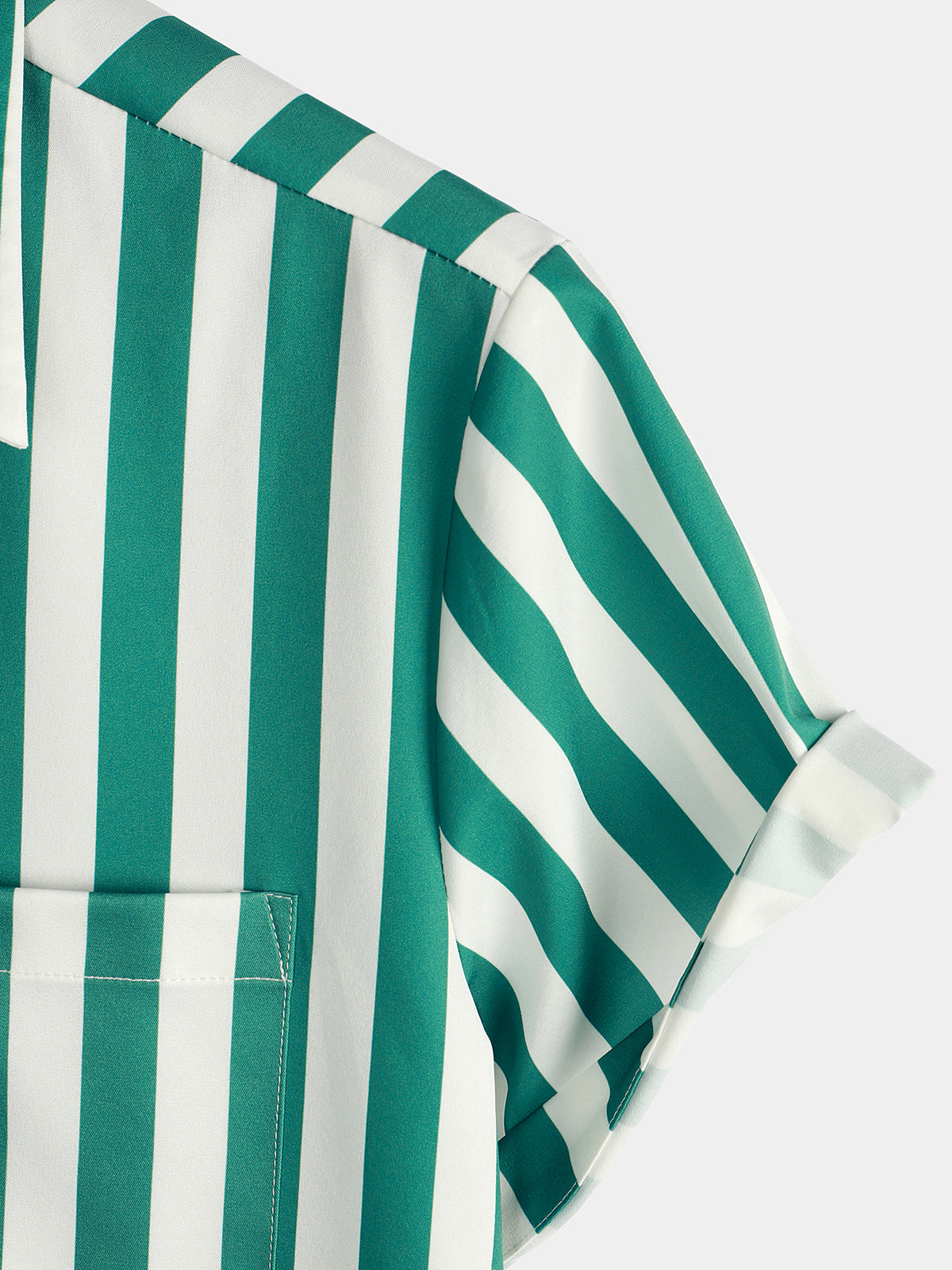 Camisa Zebra & a rayas Pocket Holiday casual para hombre