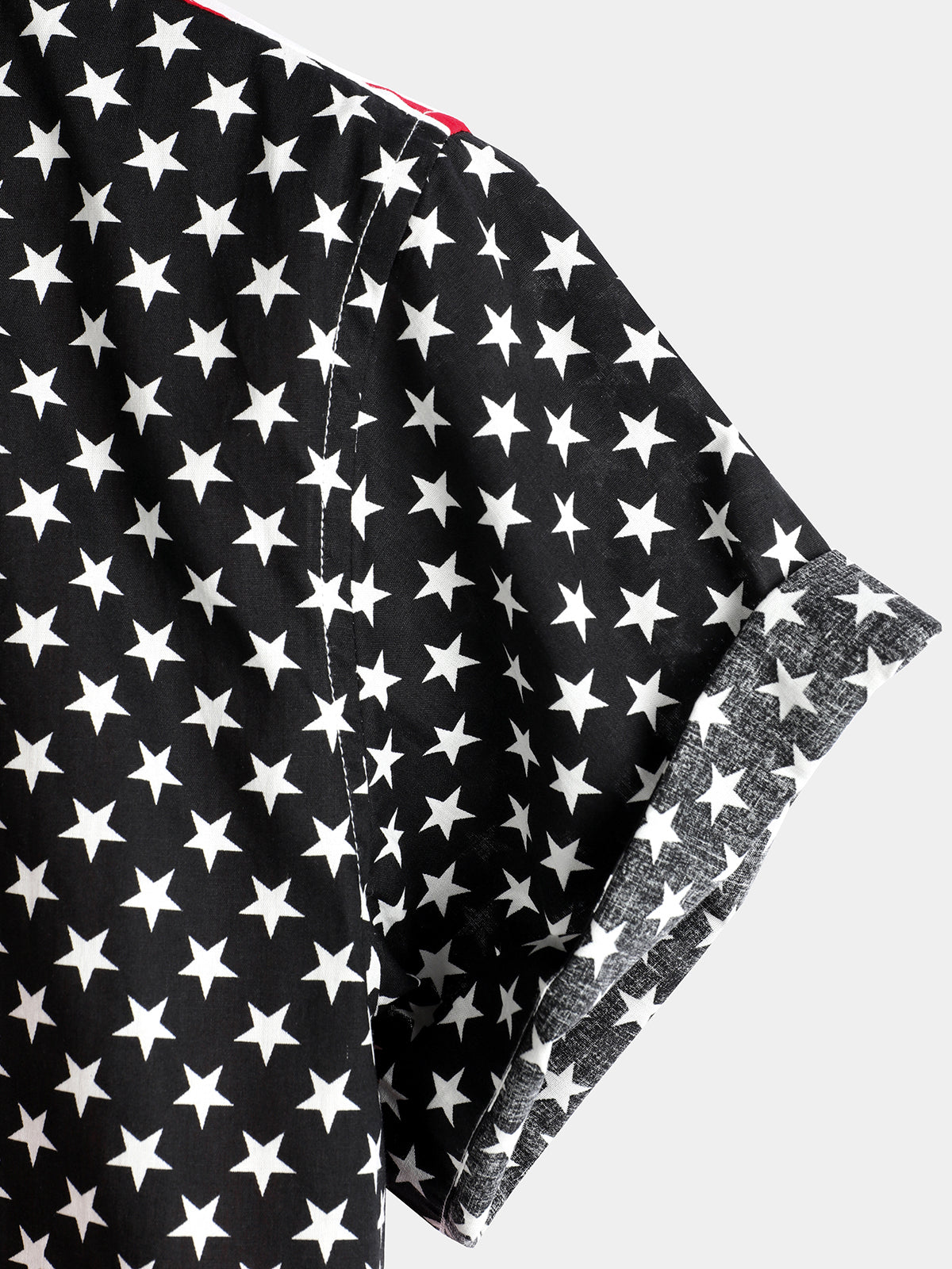 Camisa Patchpara trabajo de algodón Pocket de manga corta para hombre