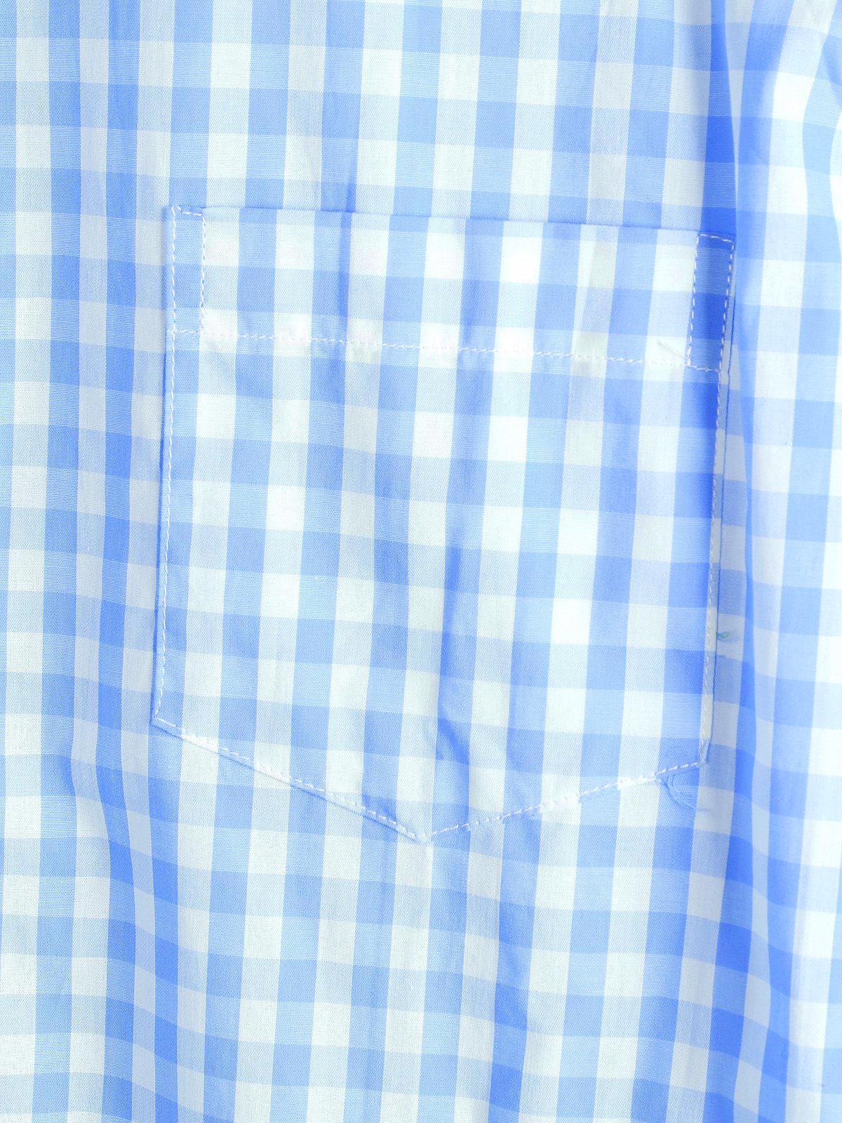 Camisa de algodón de manga larga a cuadros casual para hombre
