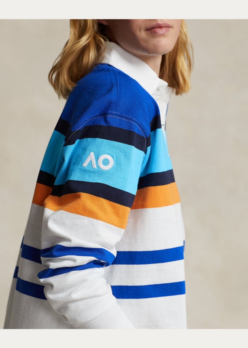 Camisa Polo Australian Open Jersey Mujer Multicolor | YETR93640 - vista 4