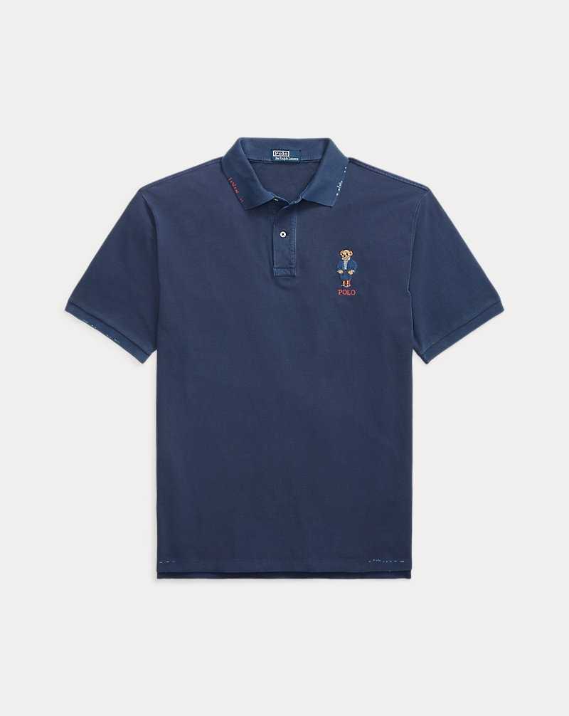 Camisa Polo Ralph Lauren Bear Mesh Hombre Azul Marino | LCVNEPT-57 - vista 2