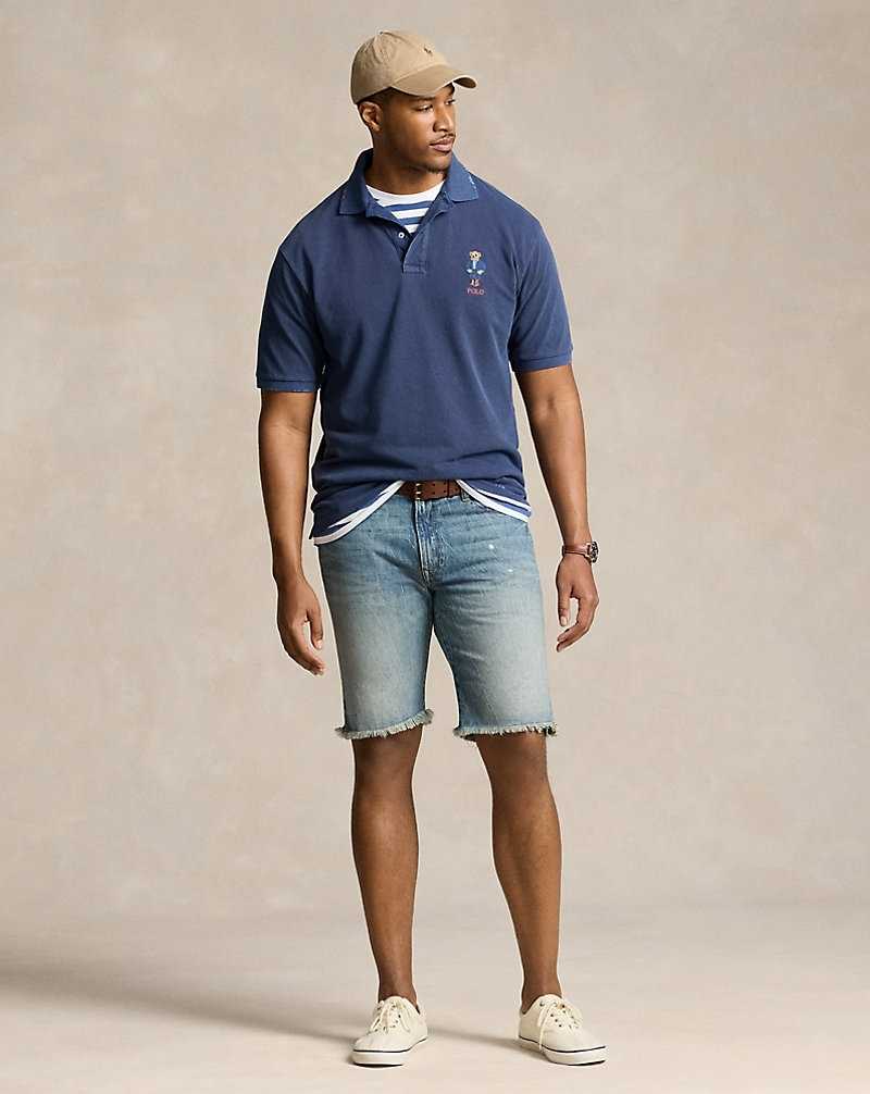 Camisa Polo Ralph Lauren Bear Mesh Hombre Azul Marino | LCVNEPT-57 - vista 3