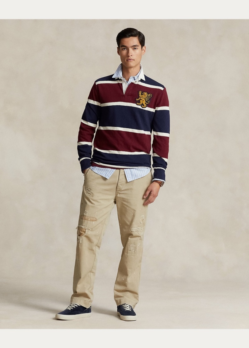 Camisa Polo Classic Fit A Rayas Jersey Rugby Shirt Hombre Multicolor | UDLO08639 - vista 2