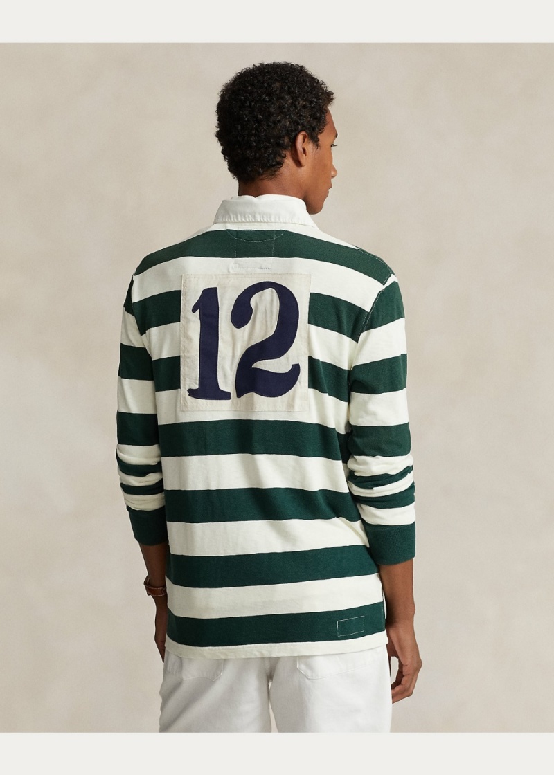 Camisa Polo Classic Fit A Rayas Jersey Rugby Shirt Hombre Multicolor | SCPT40183 - vista 3