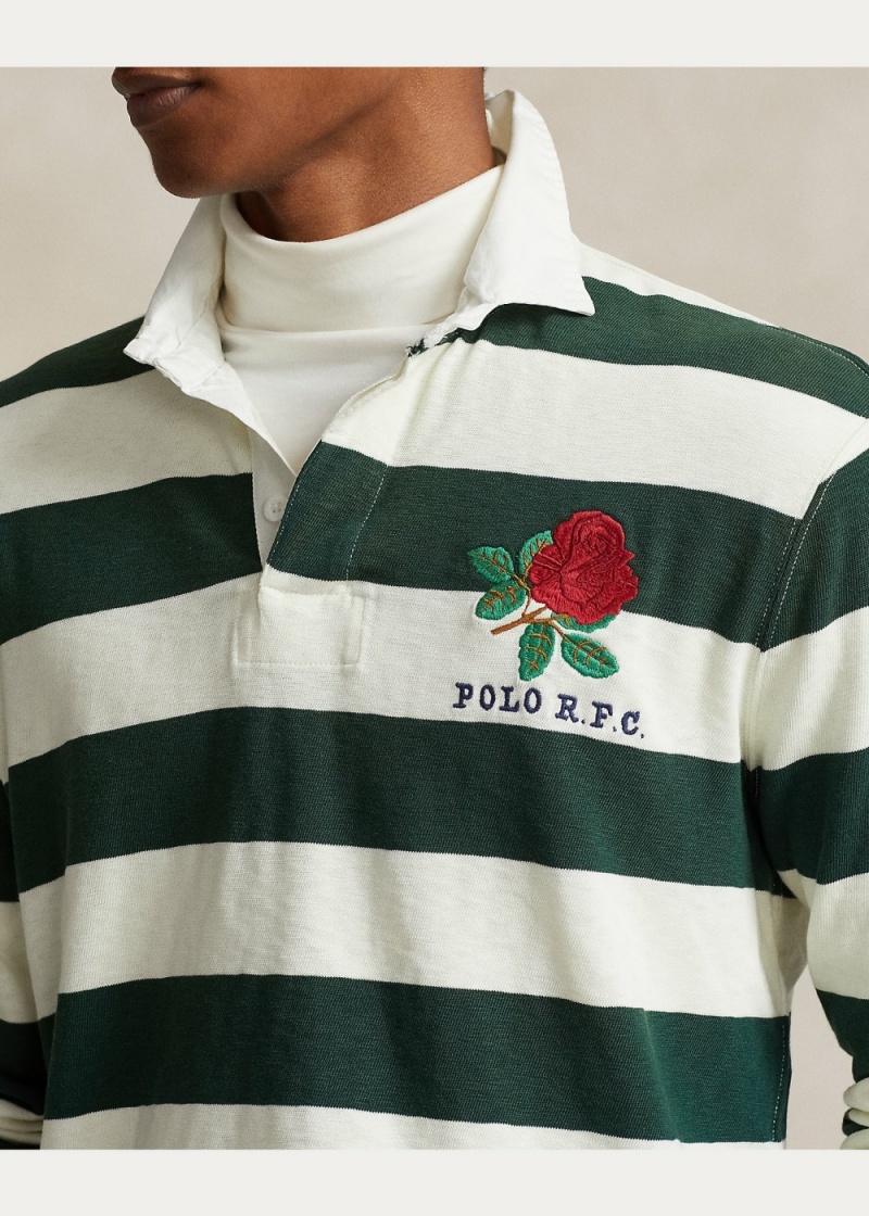 Camisa Polo Classic Fit A Rayas Jersey Rugby Shirt Hombre Multicolor | SCPT40183 - vista 4