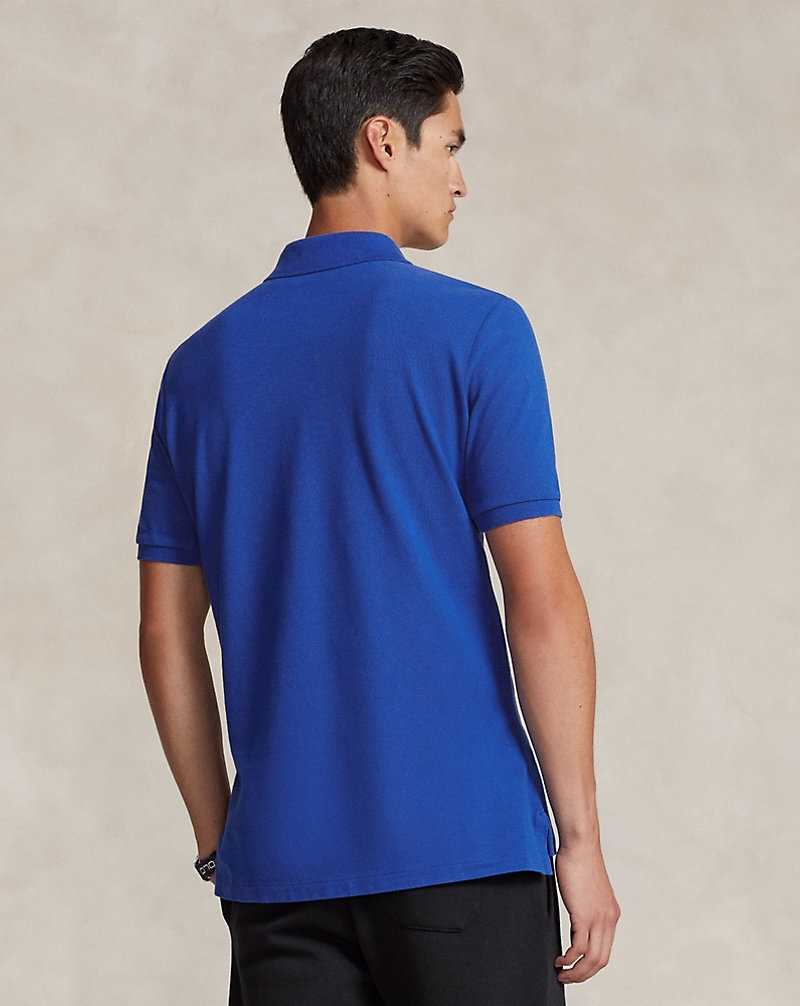 Camisa Polo Ralph Lauren Classic Fit Big Pony Mesh Hombre Sapphire Star | ZVQKPSR-59 - vista 4