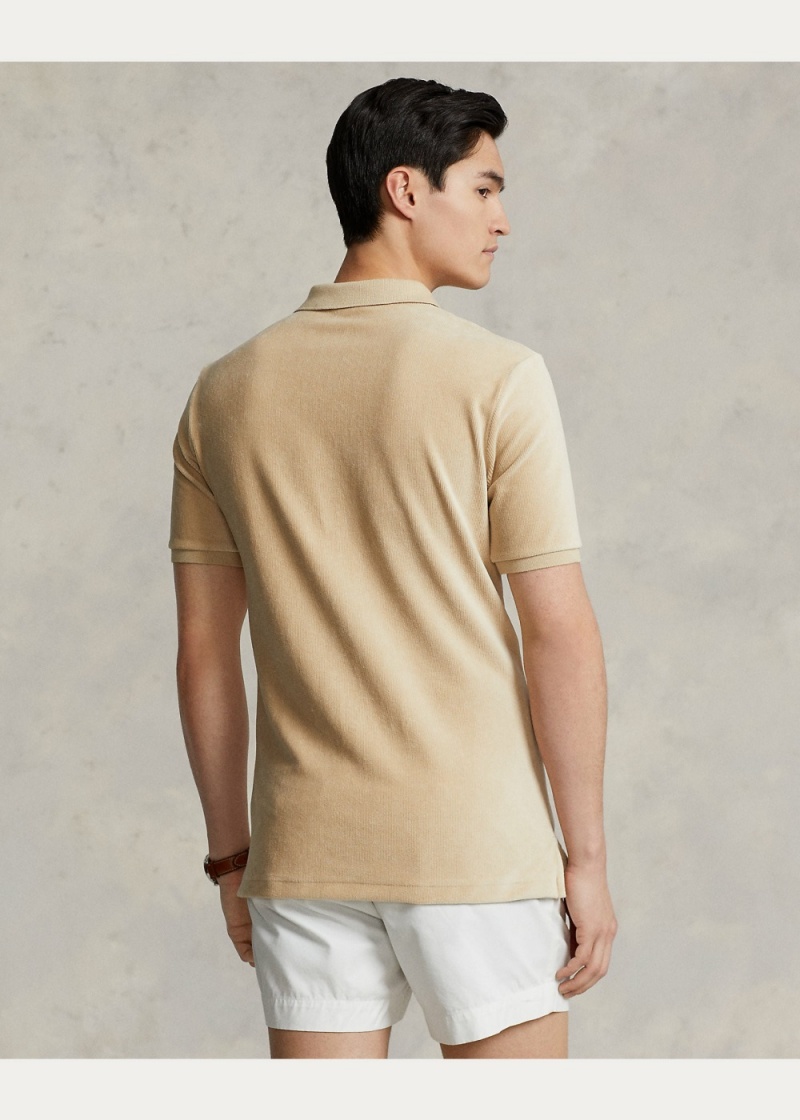 Camisa Polo Classic Fit Knit Corduroy Hombre Azul Marino | BYVD45061 - vista 3