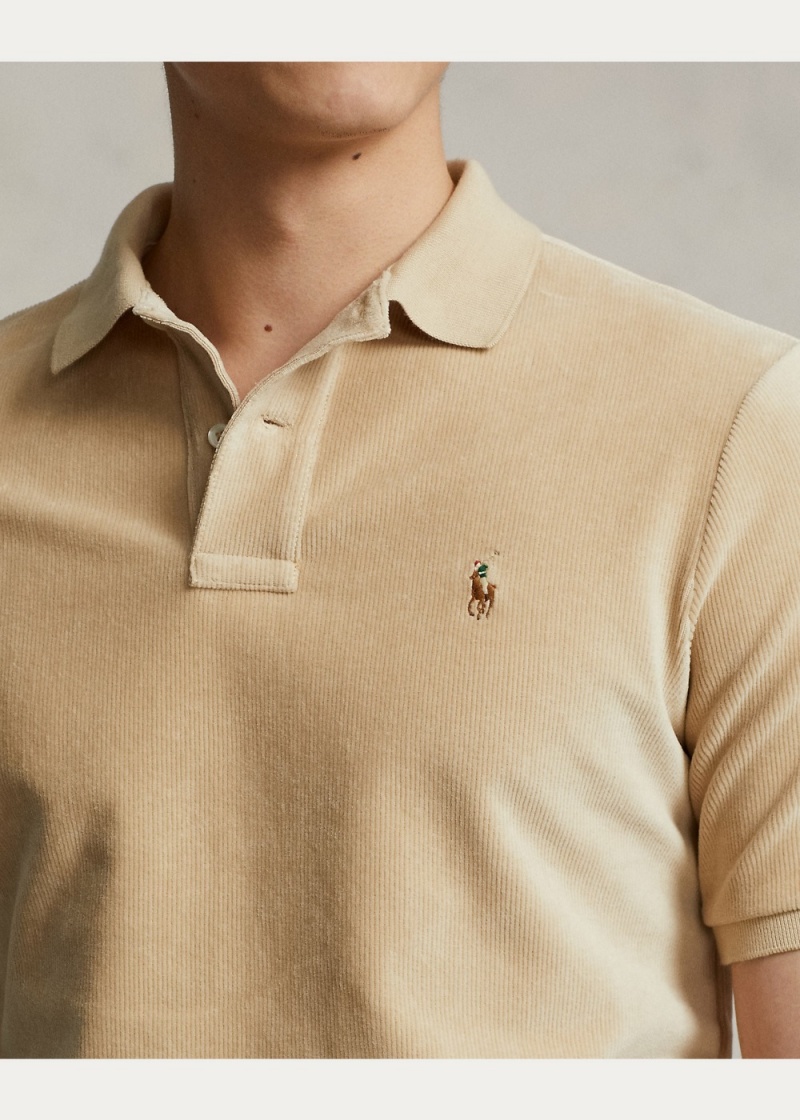 Camisa Polo Classic Fit Knit Corduroy Hombre Azul Marino | BYVD45061 - vista 4