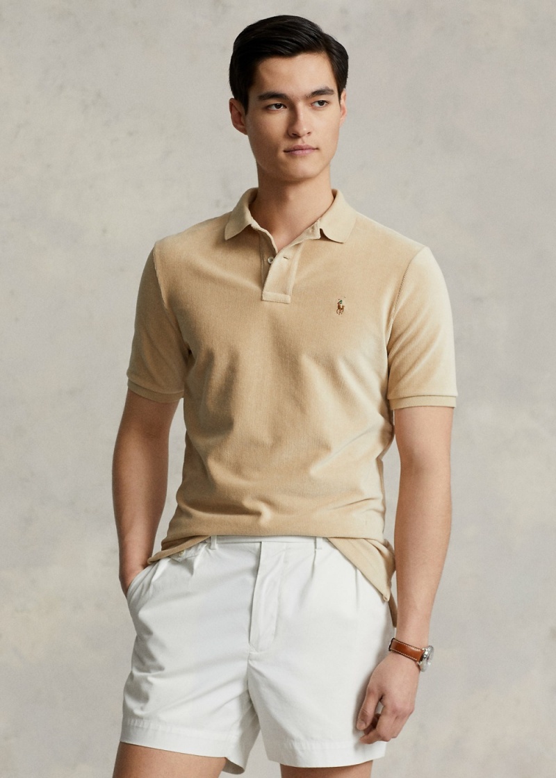 Camisa Polo Classic Fit Knit Corduroy Hombre Azul Marino | BYVD45061 - vista 1