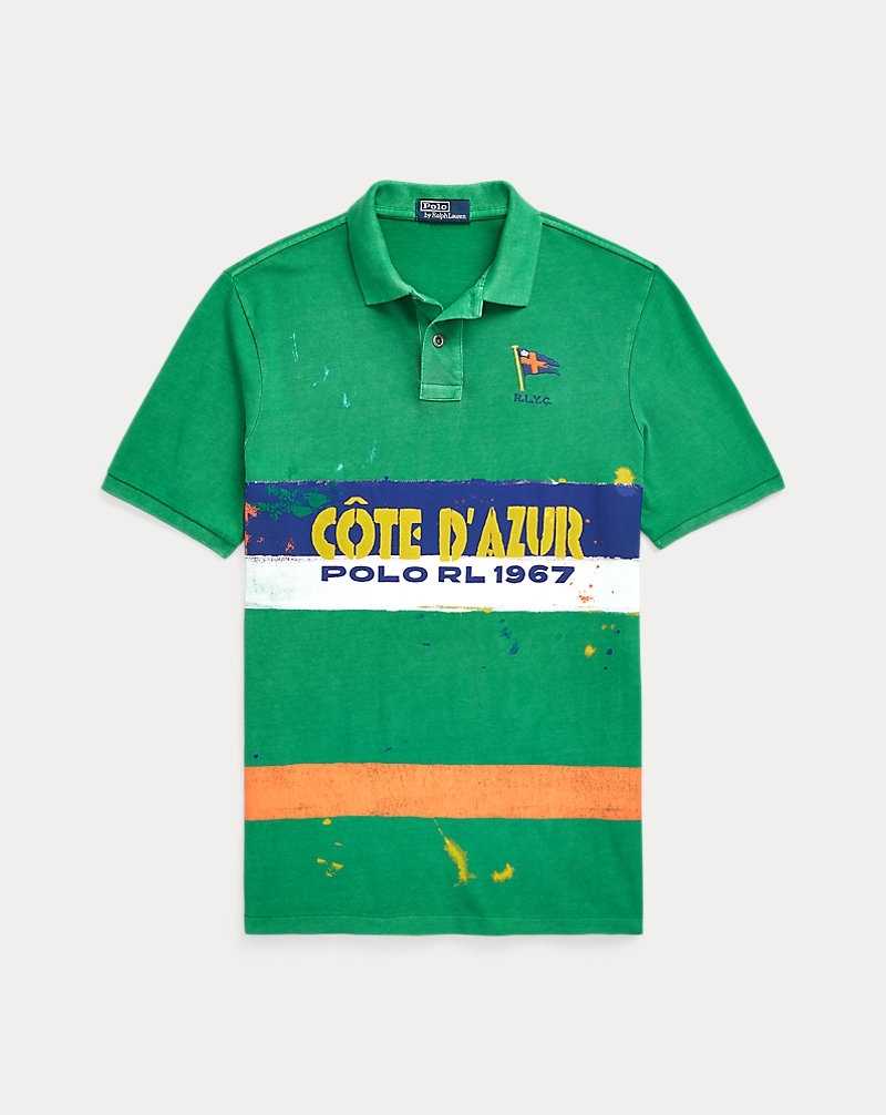 Camisa Polo Ralph Lauren Classic Fit Mesh Graphic Hombre Stem Multi | JNVBTSD-79 - vista 2